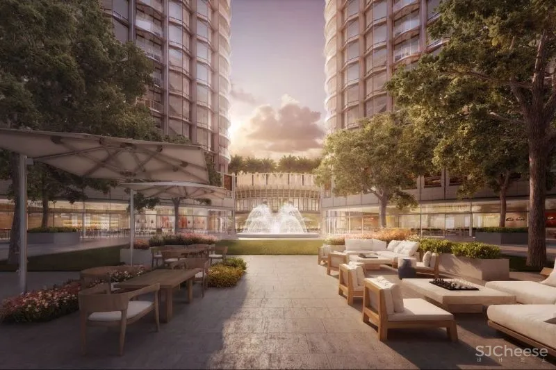 贝聿铭、Yabu雅布、Gensler...联合操刀:洛杉矶世纪广场「费尔蒙酒店」