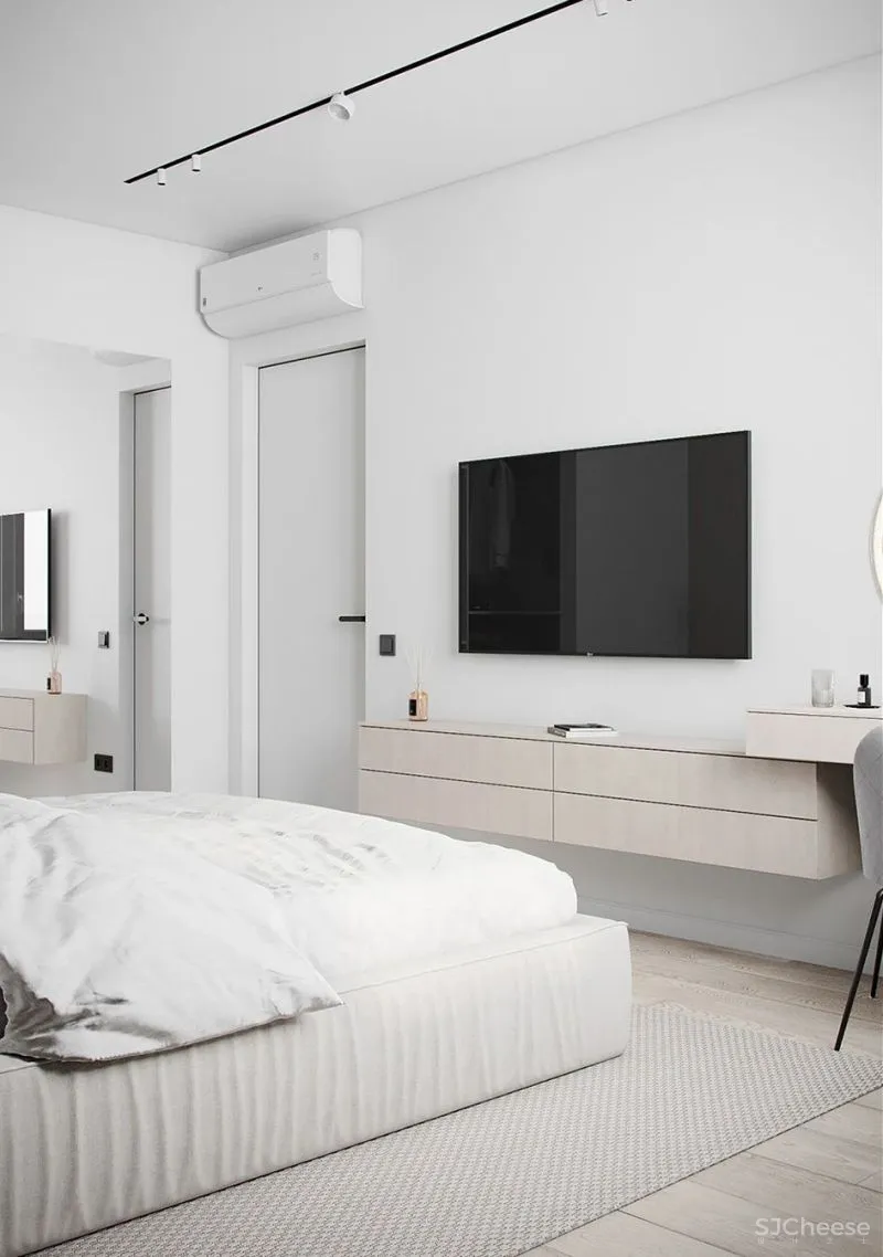 极简白 原木,耐看才是家的样子!