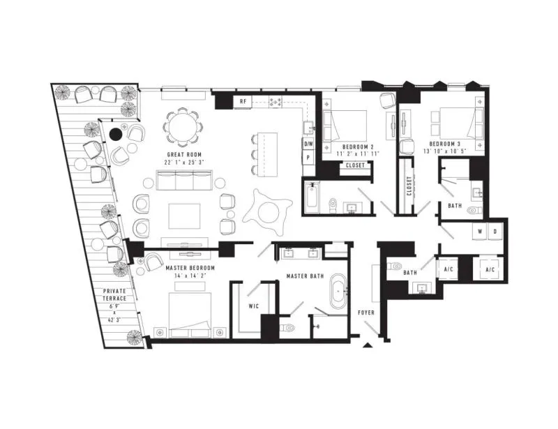 设计女神Kelly Wearstler的豪华公寓设计!设计师:买不起也一定要去住一晚