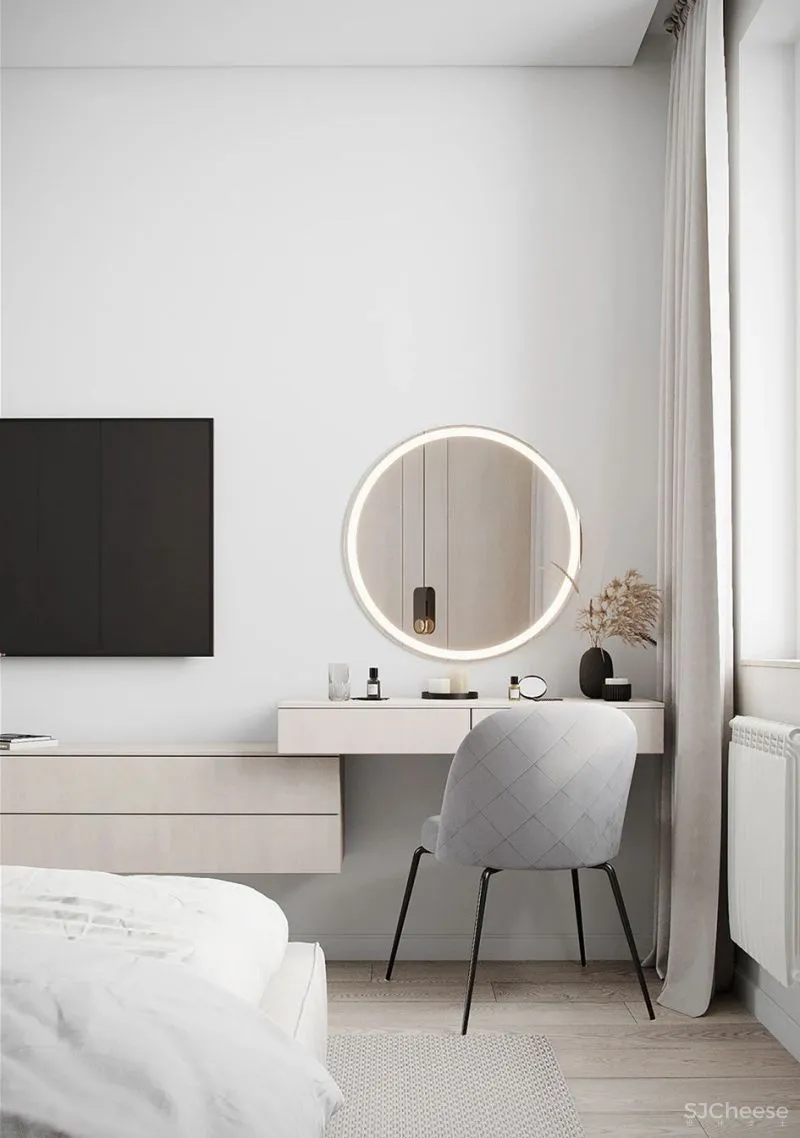 极简白 原木,耐看才是家的样子!