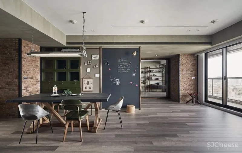 将工业风和雅痞风结合,一个单身男士把自己的家装的那么时髦,真的好吗?