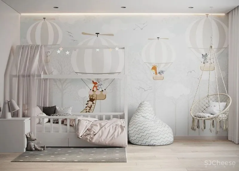 极简白 原木,耐看才是家的样子!