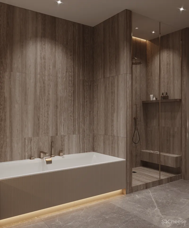 一居室现代风住宅,嵌入式储物实用又美观