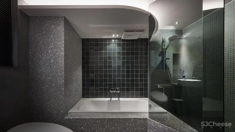 57㎡单人公寓,现代工业风错层空间