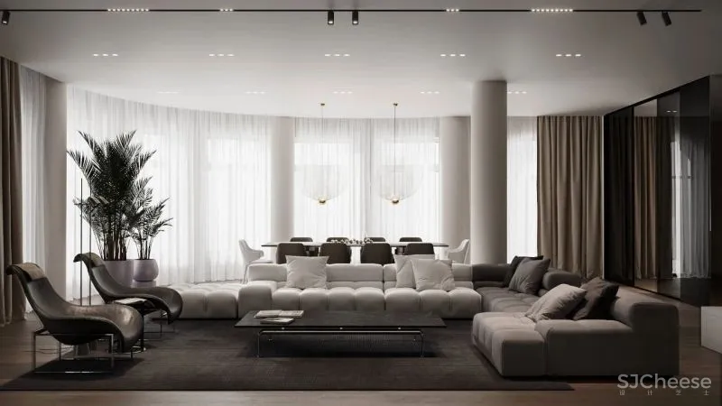 客厅这么设计,能让整个房间大一倍!