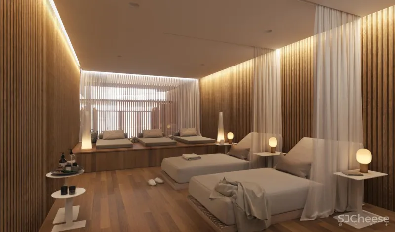 放弃顶层公寓,改做会所,这样布置整栋楼的格调都高了