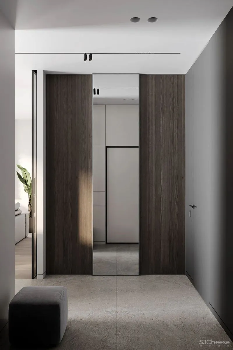 黑与白搭档的轻奢空间