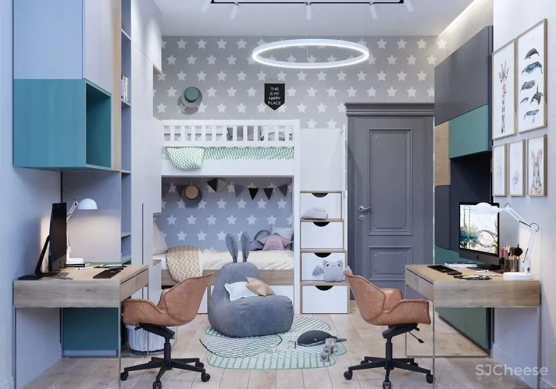 钴蓝色点燃空间气质