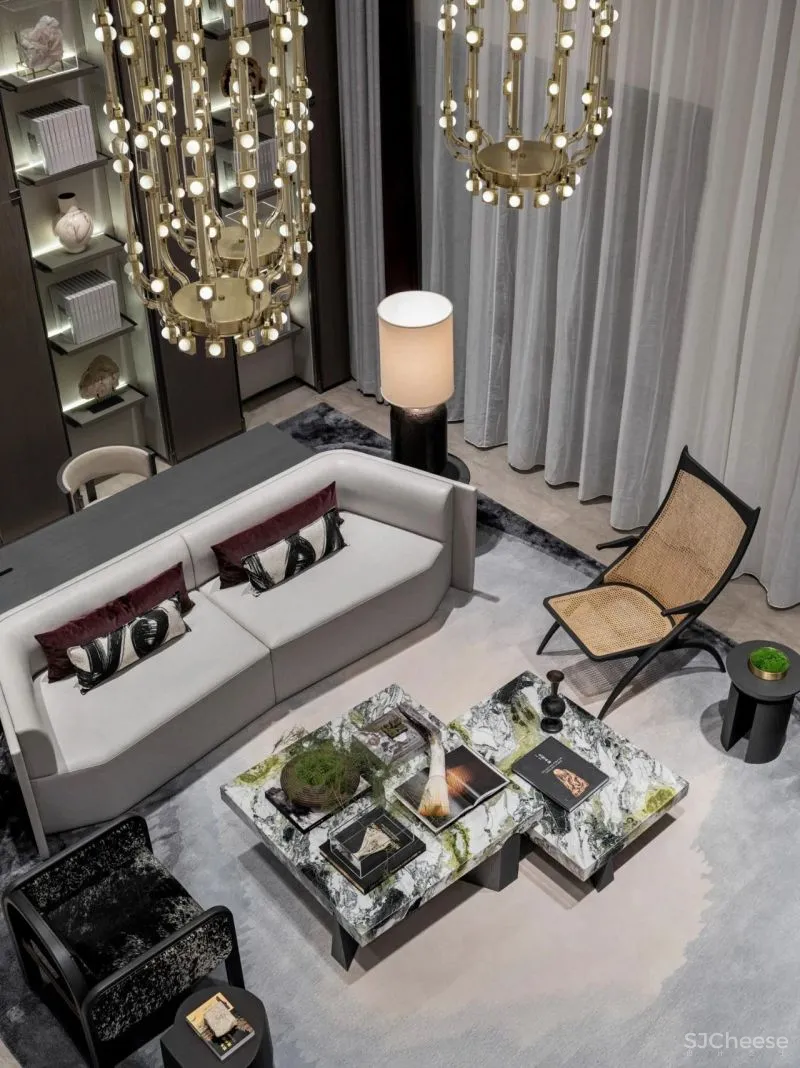 WJID维几设计｜新作 时尚风范 祥新·大唐样板间｜样板间