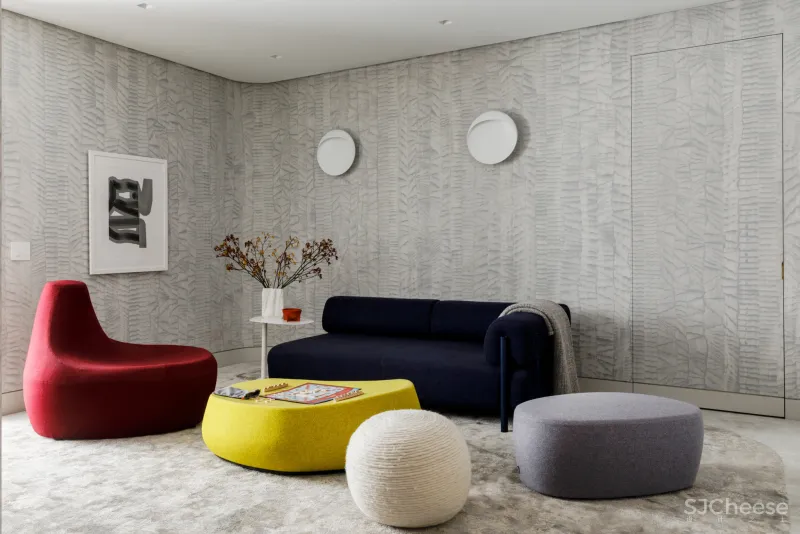 370㎡ 四居室公寓翻新,入户玄关美成了艺廊,这才是奢居典范