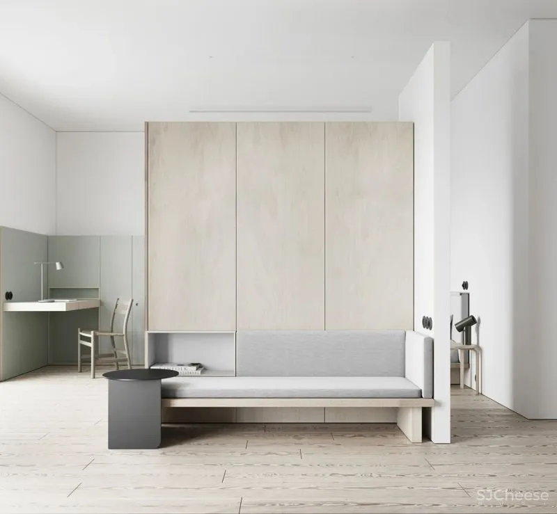 莫兰迪红,橄榄绿......简约空间的色彩之美