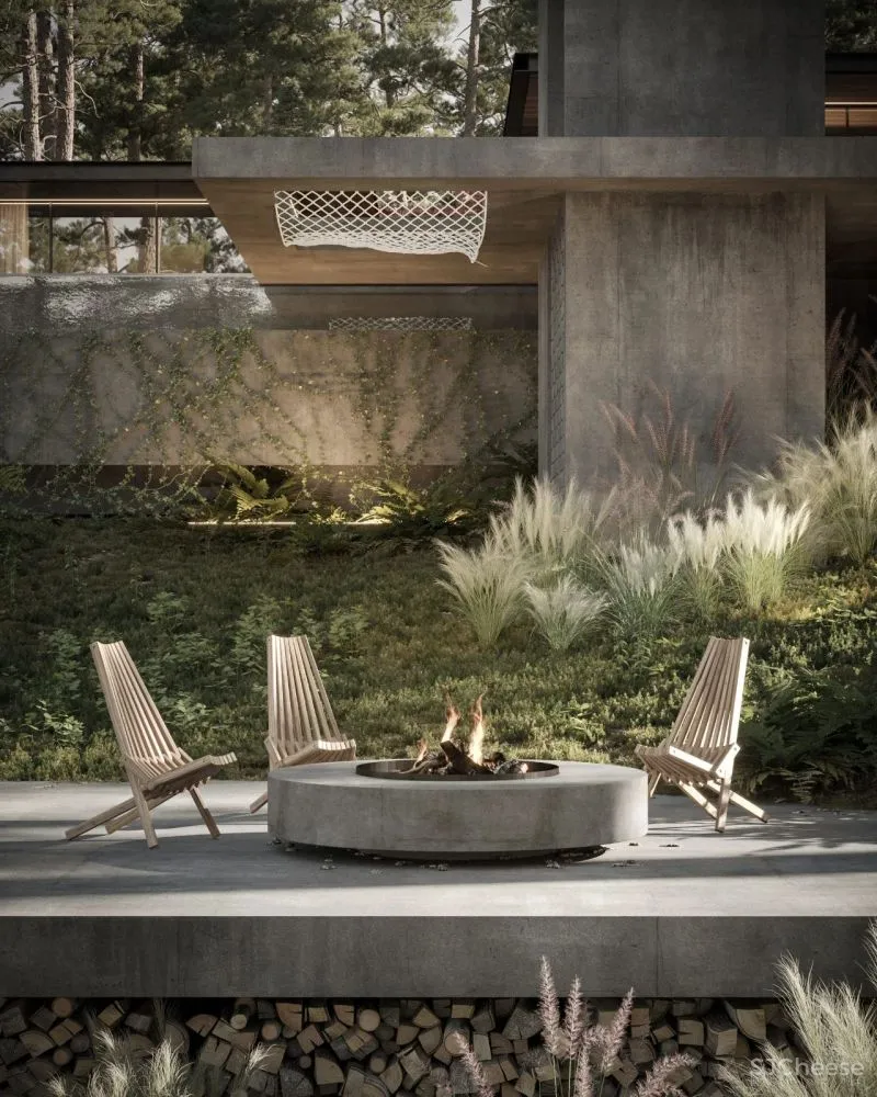 380㎡林间极简豪宅,越宁静越高级!