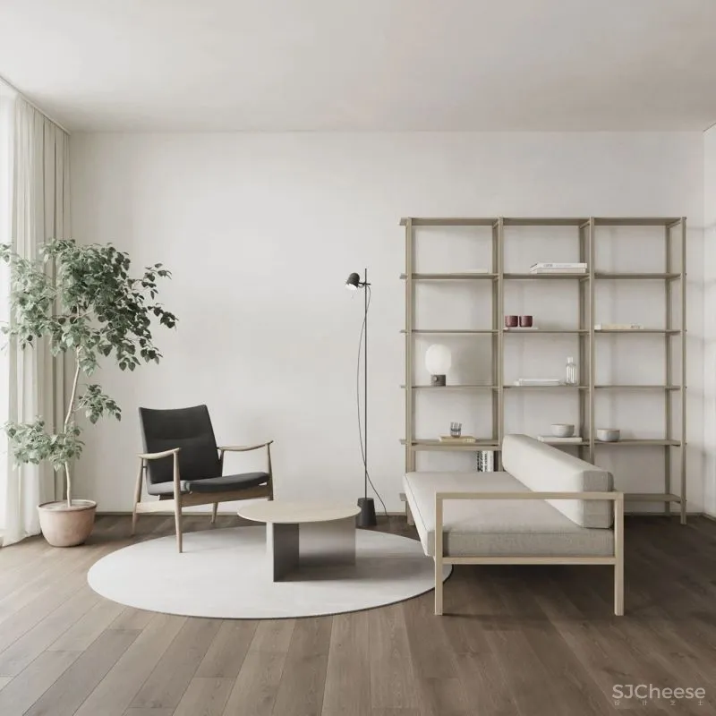 莫兰迪红,橄榄绿......简约空间的色彩之美