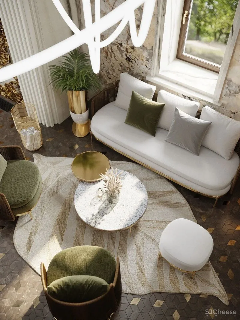 1100m²豪宅:看惯了极简,有点怀念这种“金碧辉煌”