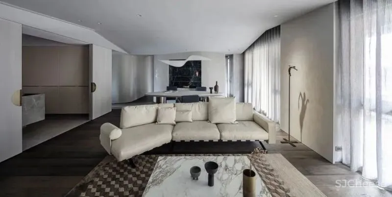 弧形 曲面，不一般的新时代住宅 源原设计