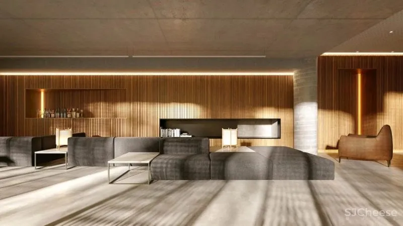 每个户型都有超大泳池,任何大平层跟它比都弱爆了!