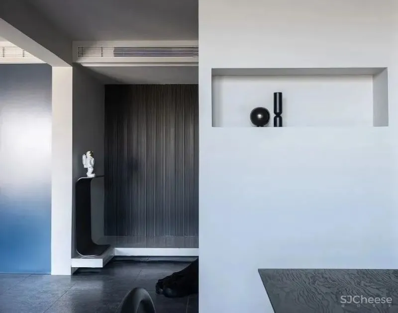 立方体m³:深海蓝索引的美学世界 本白空间