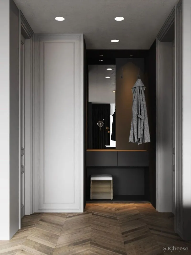 黑白缄默简约沉稳家居内饰