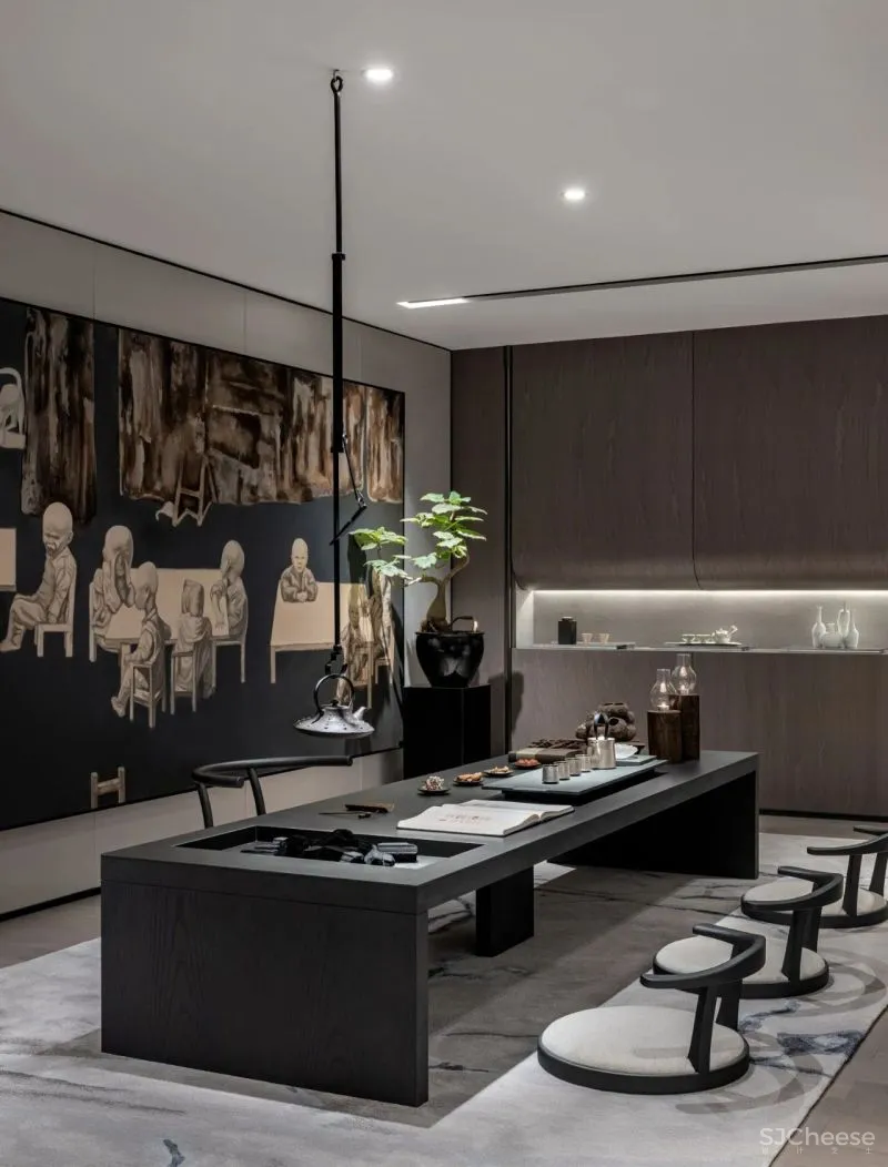 WJID维几设计｜新作 时尚风范 祥新·大唐样板间｜样板间