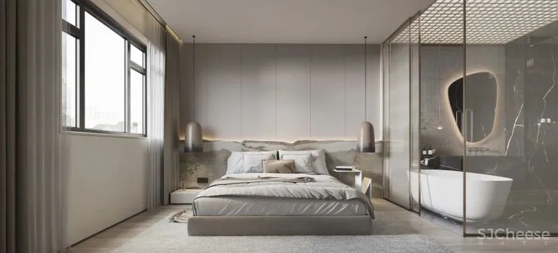 把茶室装进客厅，在这个家中，简洁是最高级的语言！