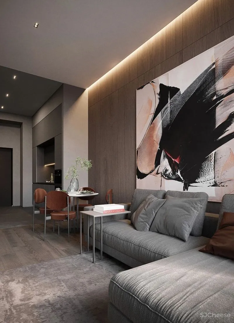 一个女生住,44㎡小宅,舒适!