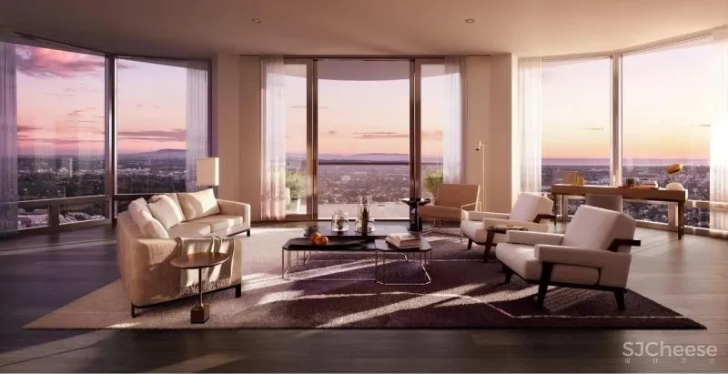 贝聿铭、Yabu雅布、Gensler...联合操刀:洛杉矶世纪广场「费尔蒙酒店」