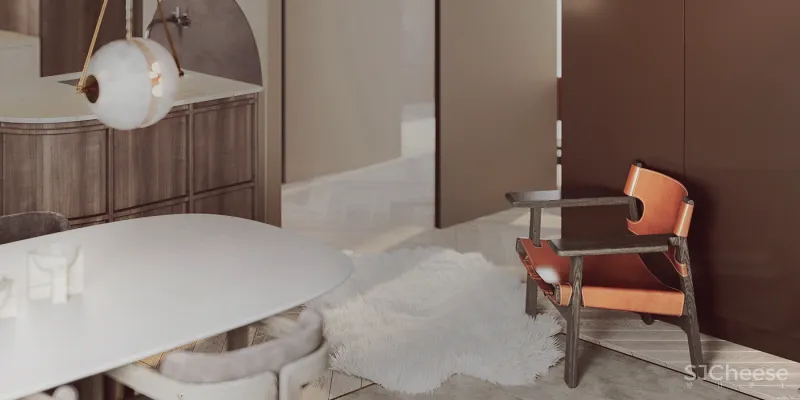 原木风也能打造出轻奢感,这个两居室连最小细节都让人惊艳