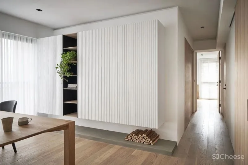 白色+原木,精致宁静!