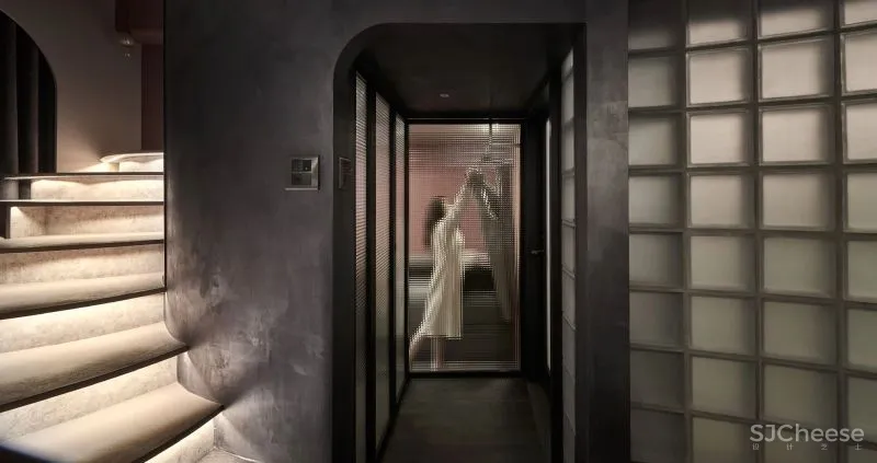 57㎡单人公寓,现代工业风错层空间