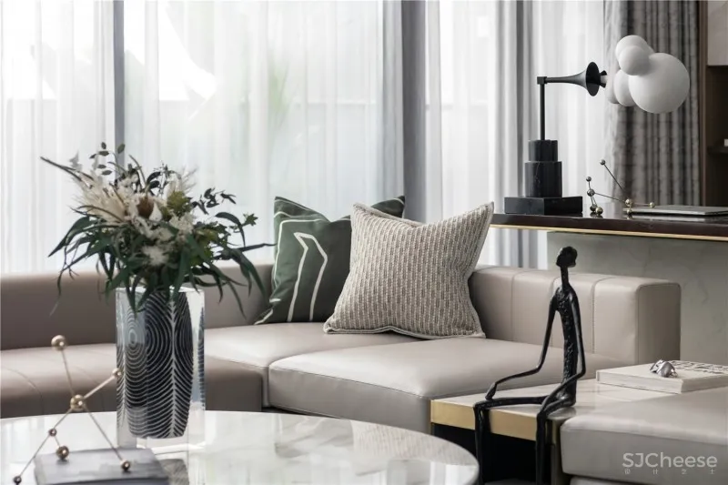 德方圆 | 160平样板间 水之绿 泉之韵