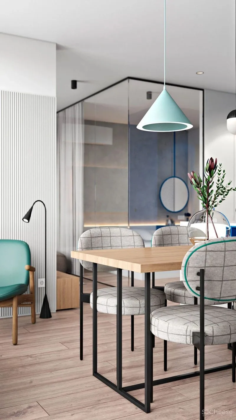 这3个蓝色调小家,敢于打破常规,自然不平常!