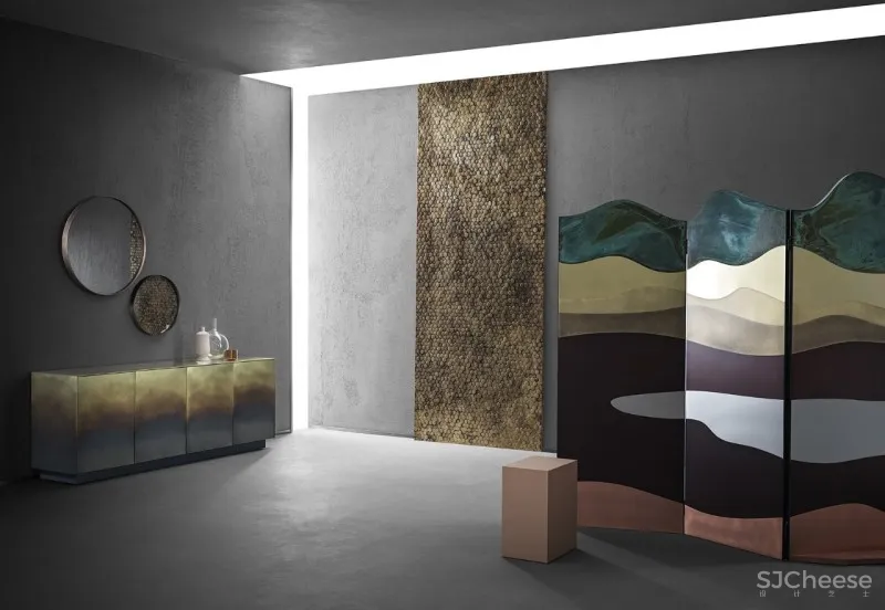 De Castelli 2021新品｜金属“硬时装”，室内设计新趋势