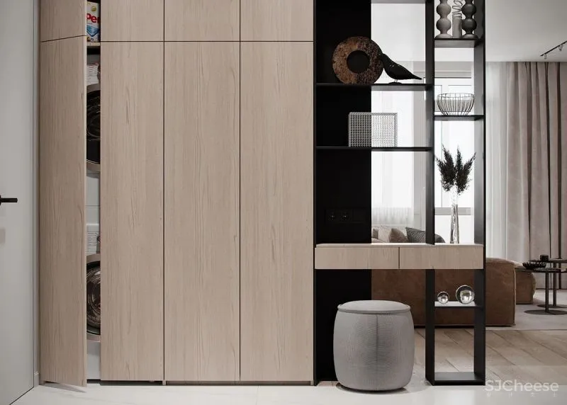 极简白 原木,耐看才是家的样子!