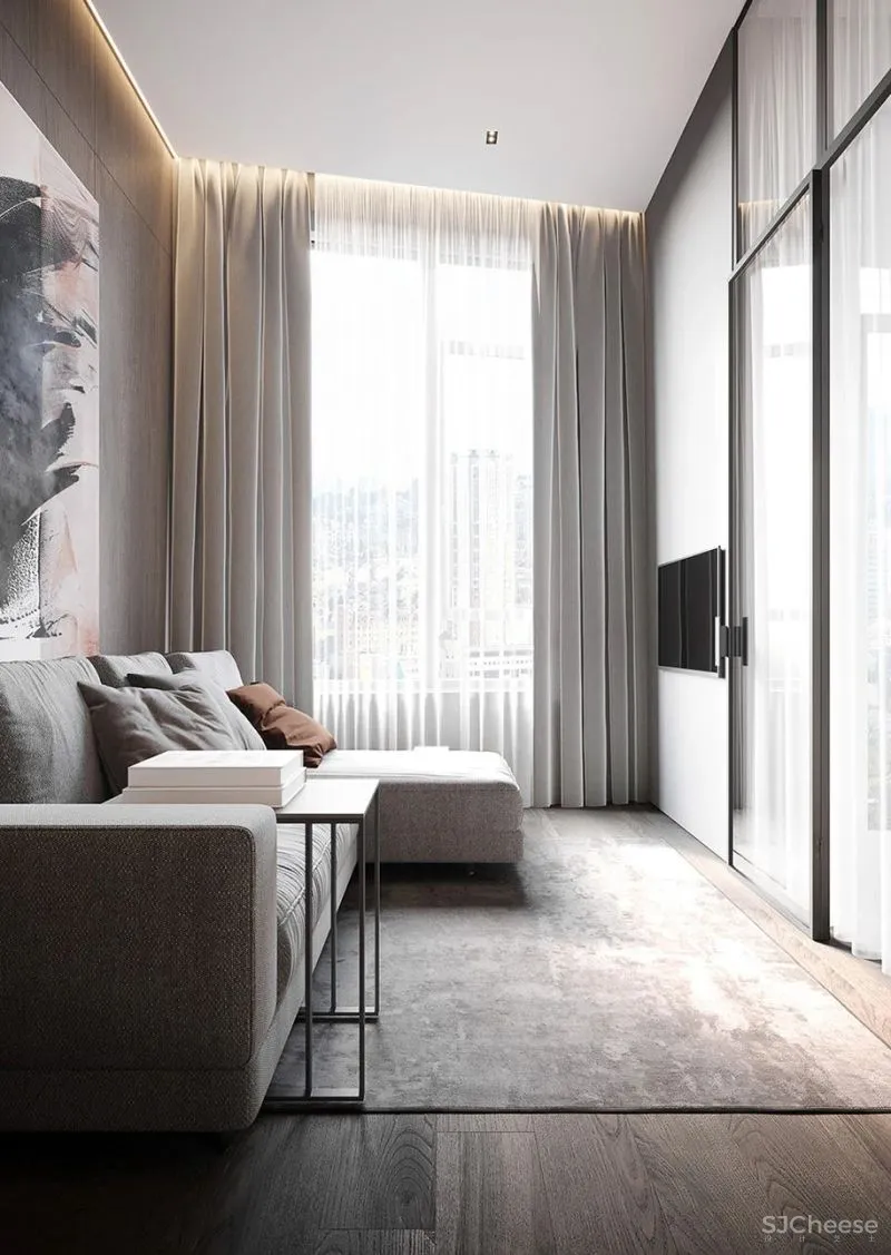 一个女生住,44㎡小宅,舒适!