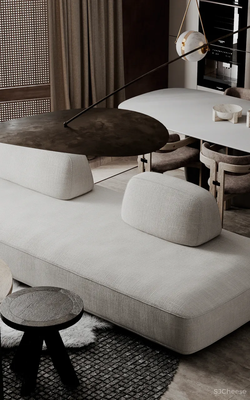 原木风也能打造出轻奢感,这个两居室连最小细节都让人惊艳