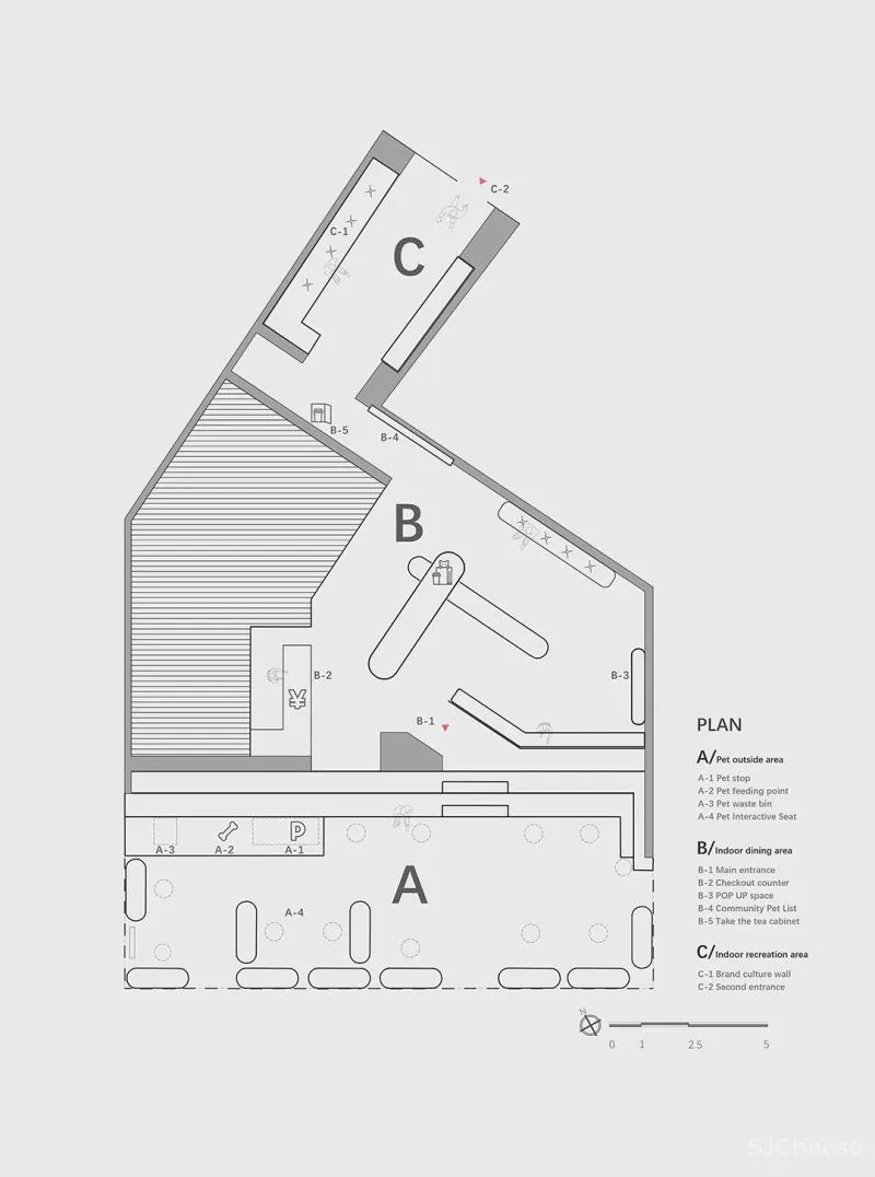 UND 深圳喜茶宠物友好主题店,萌宠社交,趣味十足