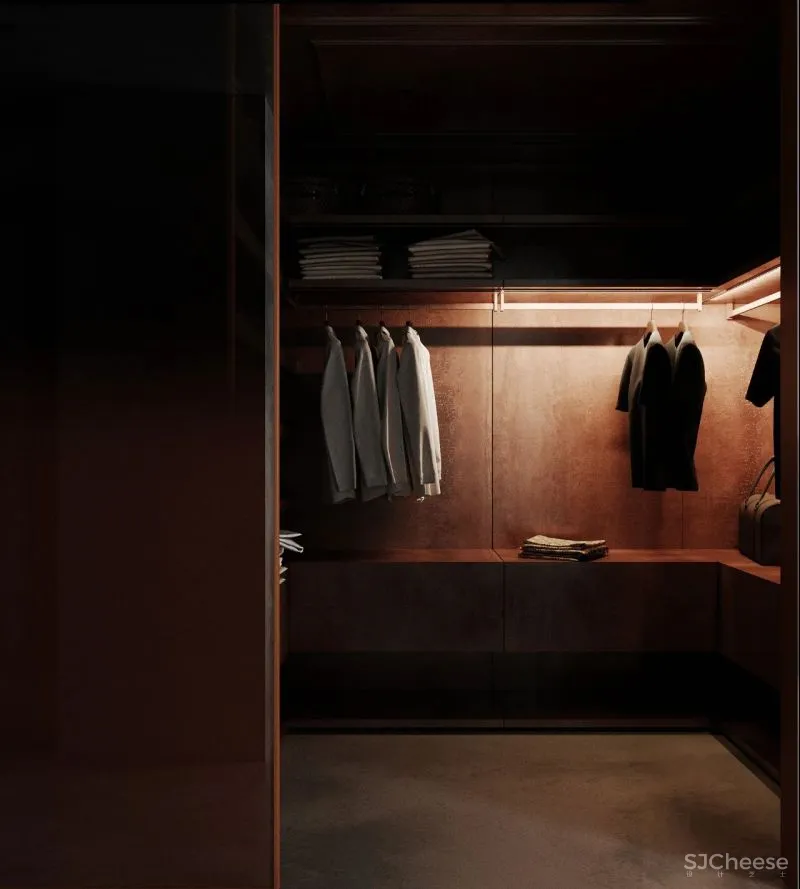 90㎡ 现代工业风,混凝土清漆这么用比大白墙更高级!