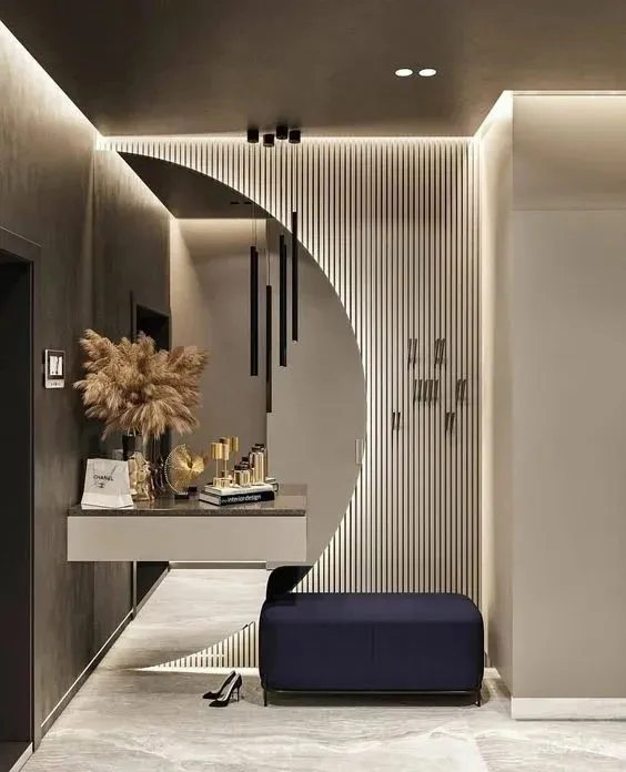 玄关墙这样设计,一进门就“旺”到你!