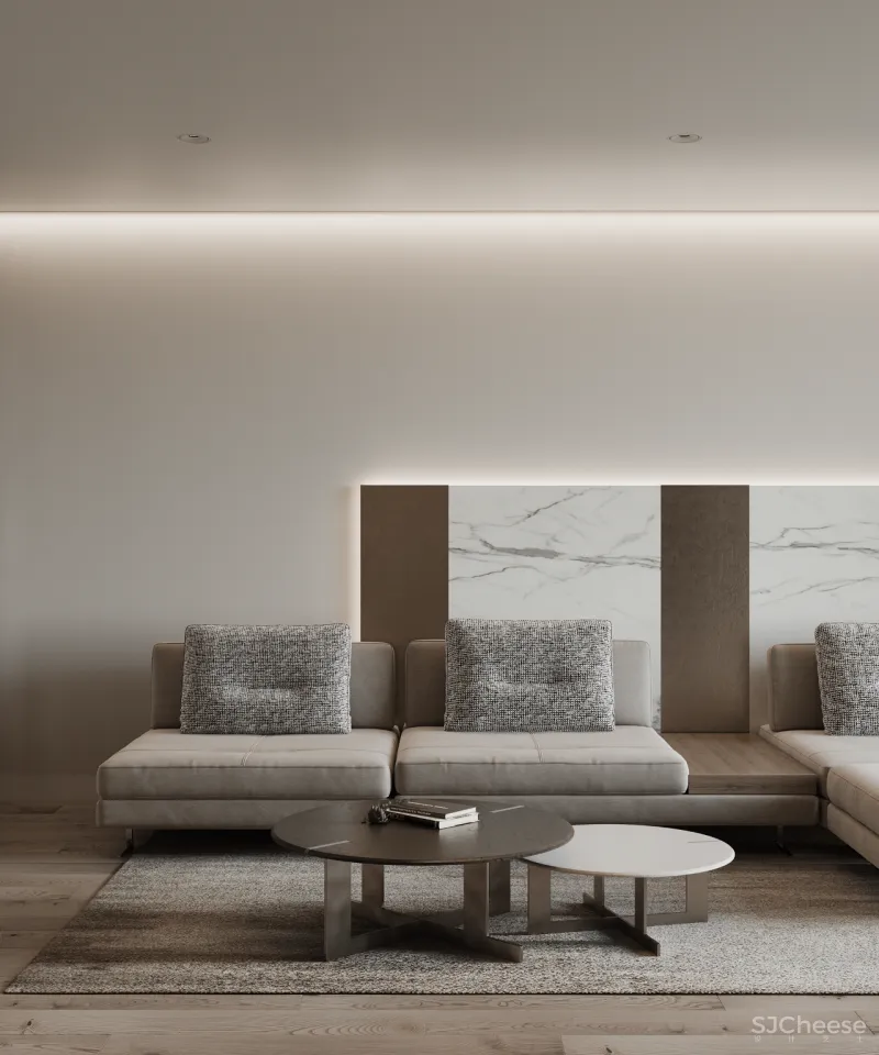 一居室现代风住宅,嵌入式储物实用又美观