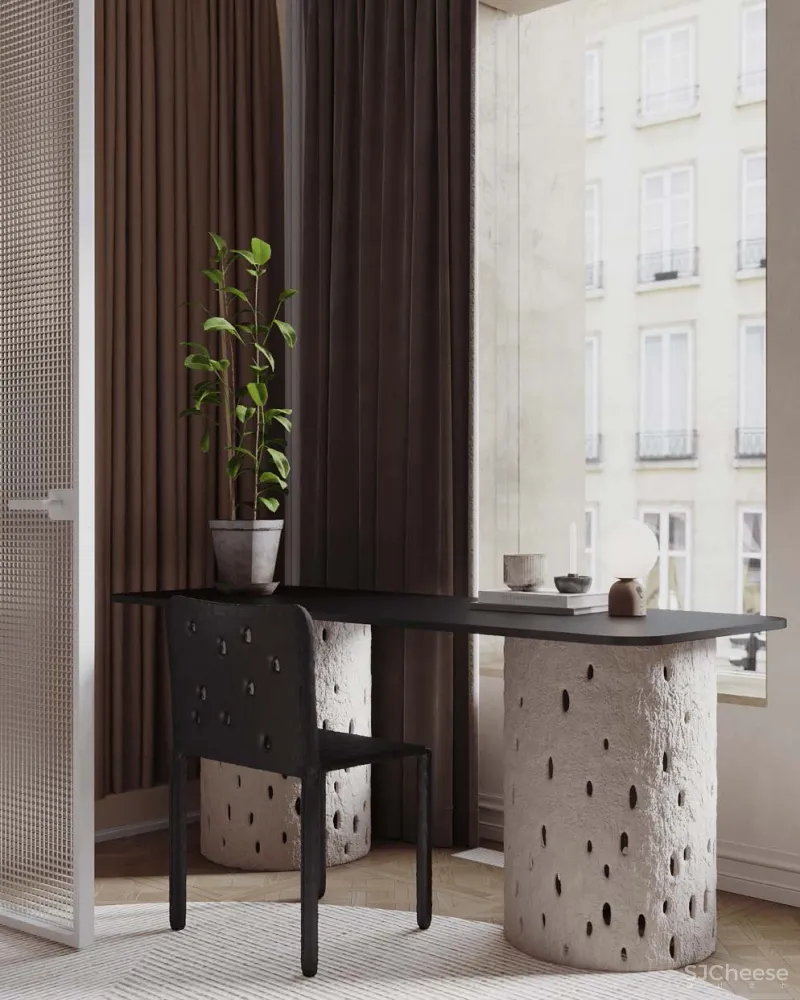 100㎡一室一厅，拱形元素这么用家里颜值翻一倍！