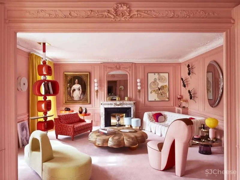 法国女设计师的巴黎新家，太艺术了！