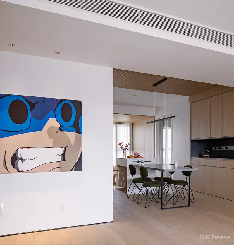 王璠:188㎡简约大平层,温暖的动漫之家!