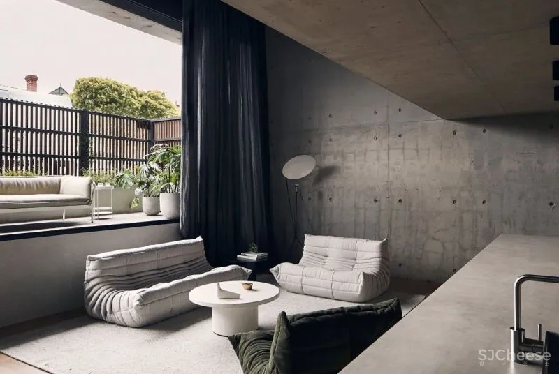 天然去雕饰的工业风 loft,混凝土也能如此高级!