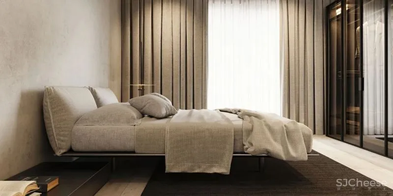 微水泥与木饰面,无限放大的高级感