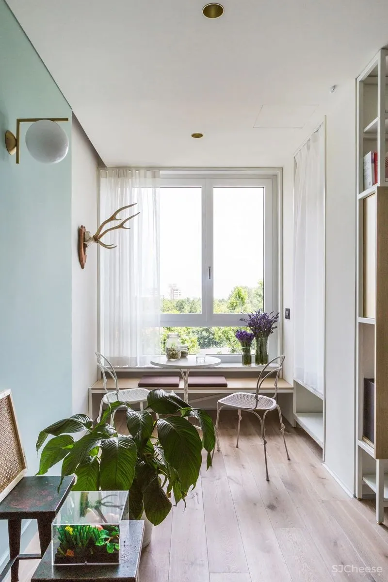 充满蓝调的公寓,用色太前卫了!