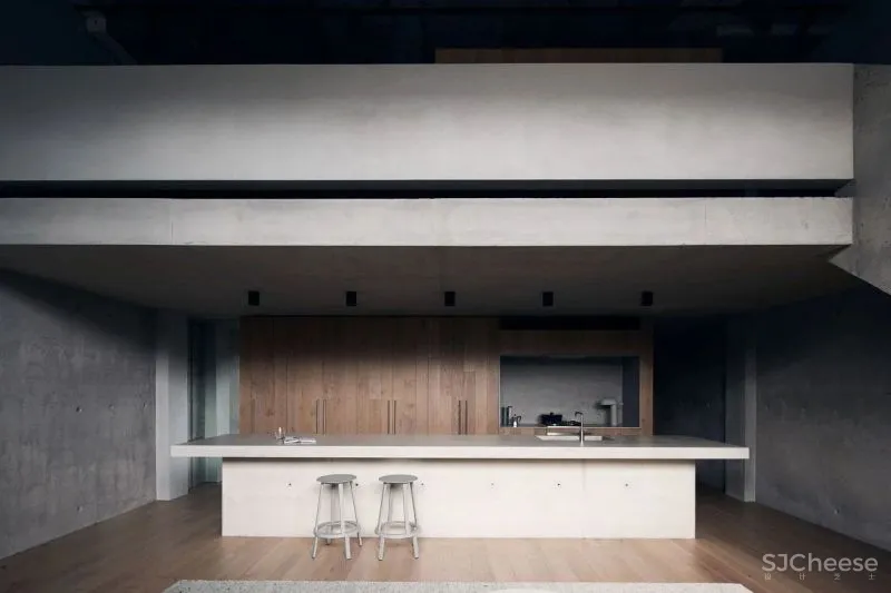 天然去雕饰的工业风 loft,混凝土也能如此高级!