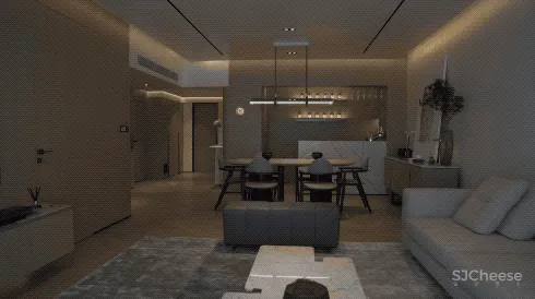 一个人的豪宅!90小伙买下195㎡江景房,猫房装「空调」,真的凡尔赛!