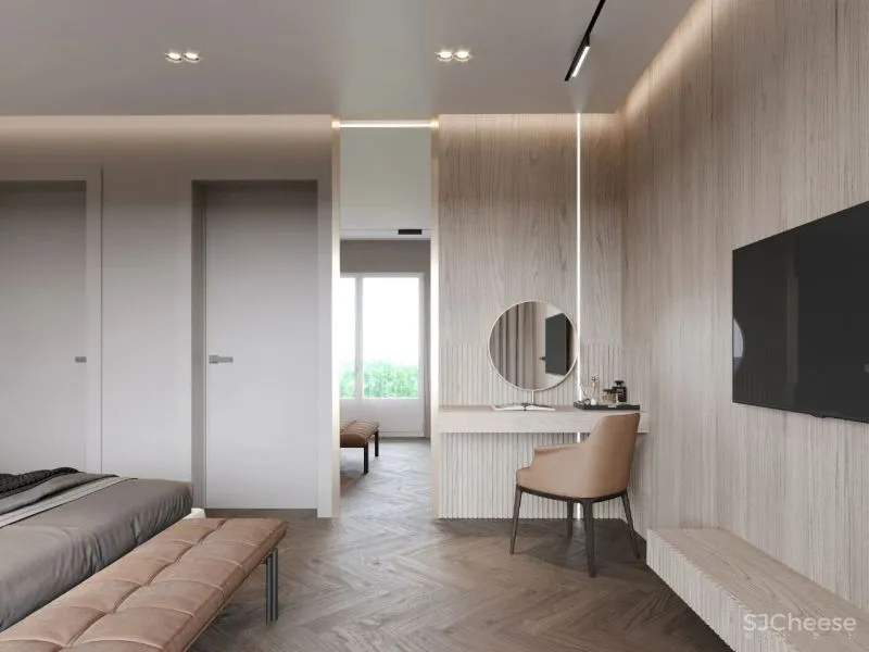 190㎡带露台的三居室，宁静简练！