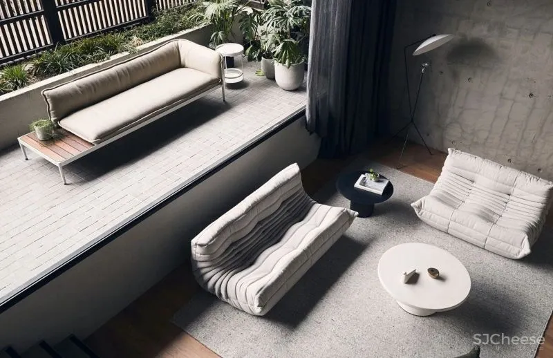 天然去雕饰的工业风 loft,混凝土也能如此高级!