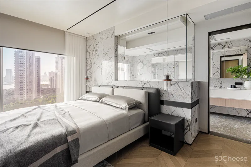 一个人的豪宅!90小伙买下195㎡江景房,猫房装「空调」,真的凡尔赛!